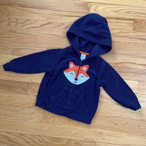 FREE WITH ANY PURCHASE - Fox full-zip hoodie